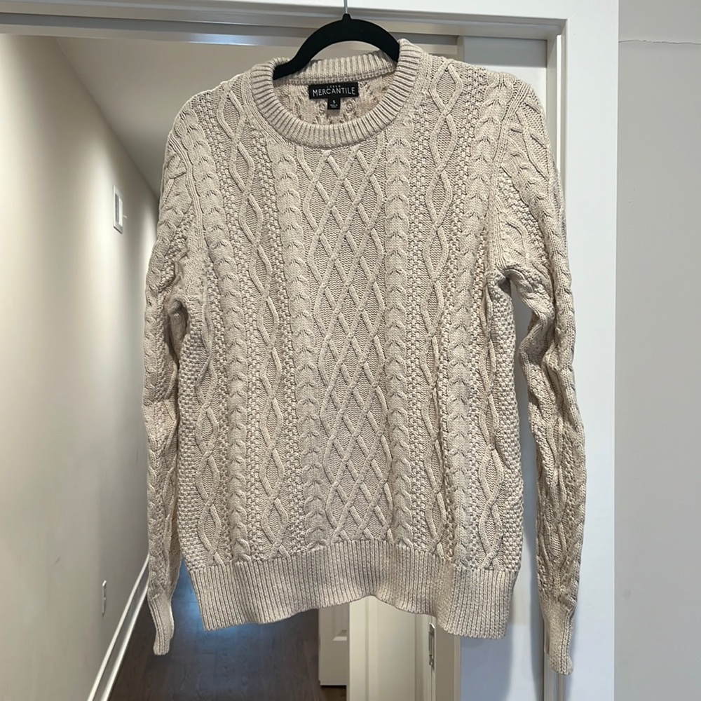 J. Crew mercantile fisherman crewneck sweater